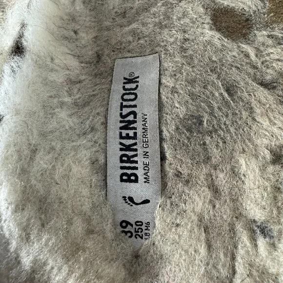 Birkenstock Zermatt Shearling Wool Felt, Light Gray, Size 39 - Picture 13 of 15